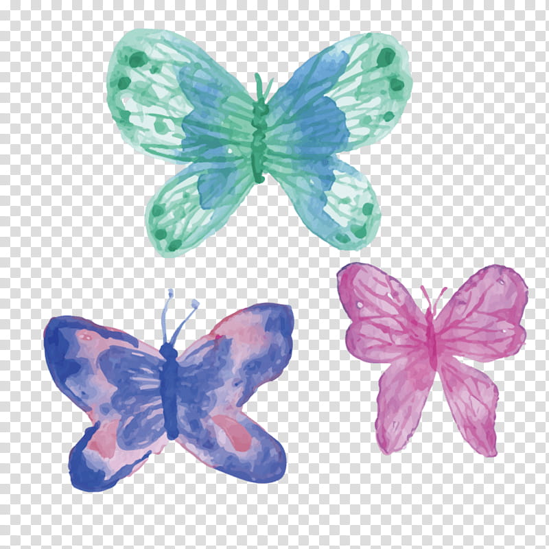 Watercolor Butterfly, Watercolor Painting, Drawing, Watercolor, Insect, Moths And Butterflies, Pollinator, Common Blue transparent background PNG clipart