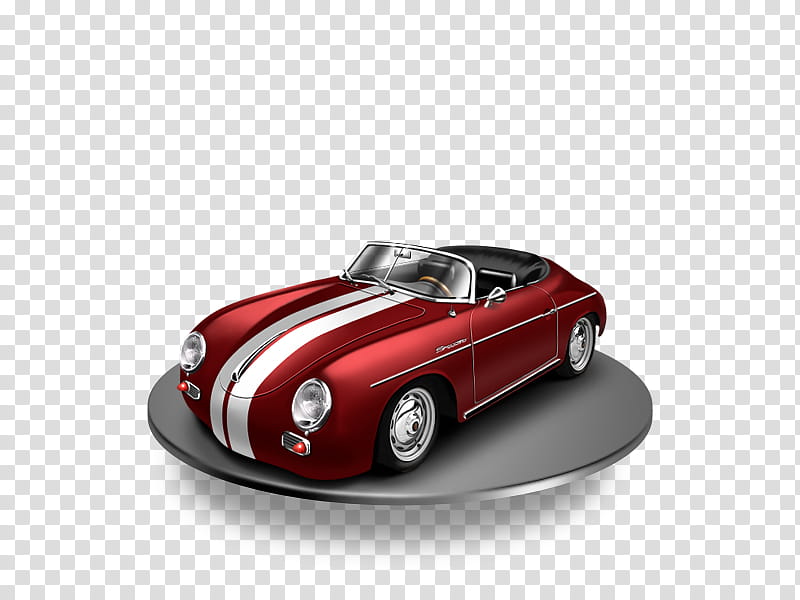 Classic Car, Porsche 356, Vintage Car, Vehicle, Red, Technology, Model Car, Sports Car transparent background PNG clipart