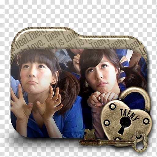 TaeNy Folder Icon  Locksmith Edition , , two sitting women transparent background PNG clipart