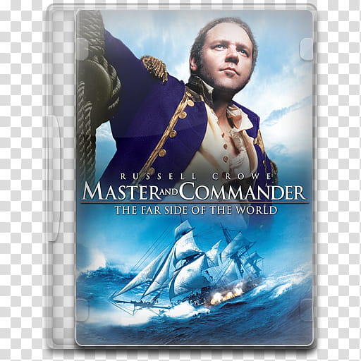 Movie Icon Mega , Master and Commander, The Far Side of the World, Master and Commander The Far Side of the World disc case transparent background PNG clipart