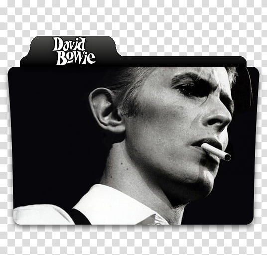 David Bowie Folders, David Bowie folder icon transparent background PNG clipart