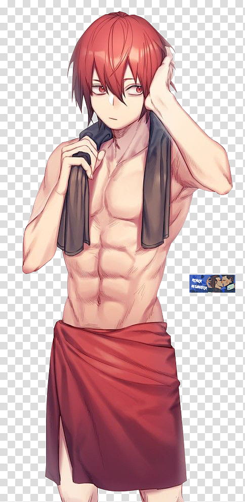 Anime Boys Katsuki Bakugou Blond Hair Muscles Anime Abs Muscular