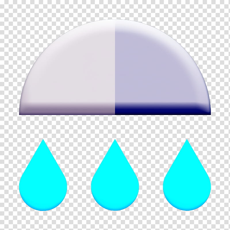 Circle Icon, Rain Icon, Rainfall Icon, Rainy Icon, Triangle, Meter, Aqua, Turquoise transparent background PNG clipart