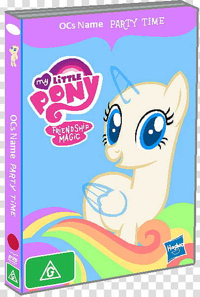 The cassette holder with your OC MLP base, My Little Pony book transparent background PNG clipart