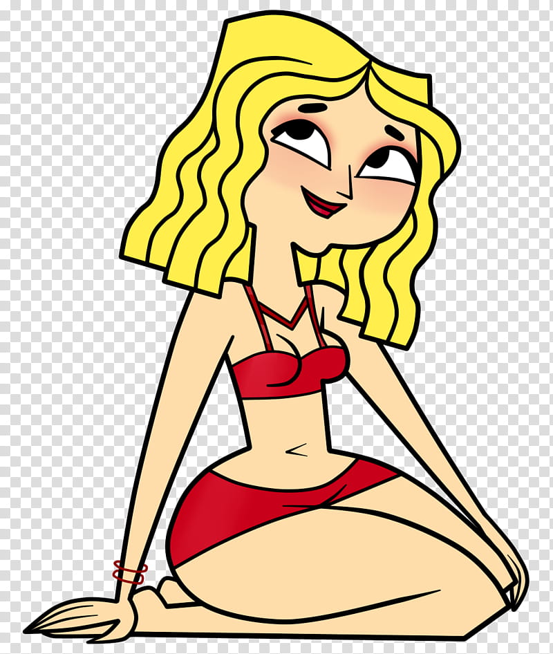 Summer Time Commission Carrie, woman wearing red bikini illustration transparent background PNG clipart