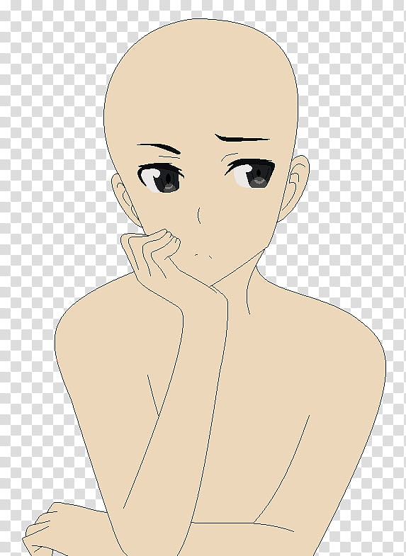 Male Base , bald human illustration transparent background PNG clipart