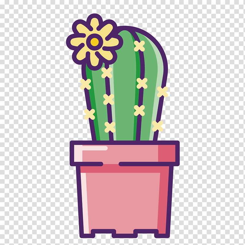 Cactus, Flowerpot, Penjing, Cartoon, Plants, Gratis, Chemical Element, Line transparent background PNG clipart