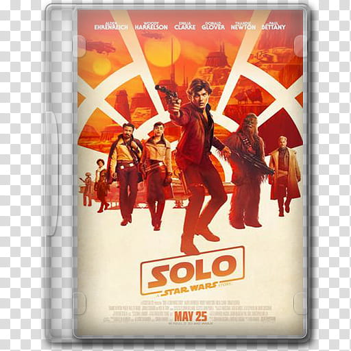 Solo A Star Wars Story  Folder Icons, dvdcover transparent background PNG clipart