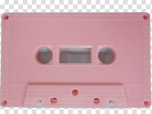 Full, pink cassette tape transparent background PNG clipart