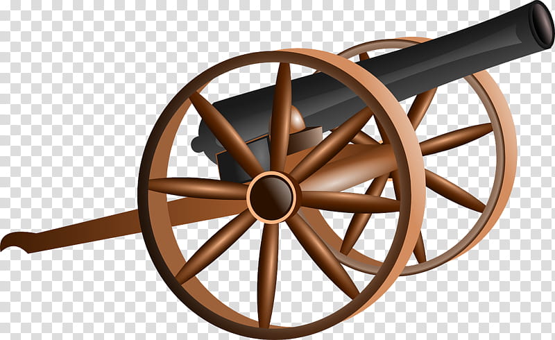 Cannon Wheel, Artillery, Drawing, Gunpowder Artillery In The Middle Ages, Spoke, Rim transparent background PNG clipart