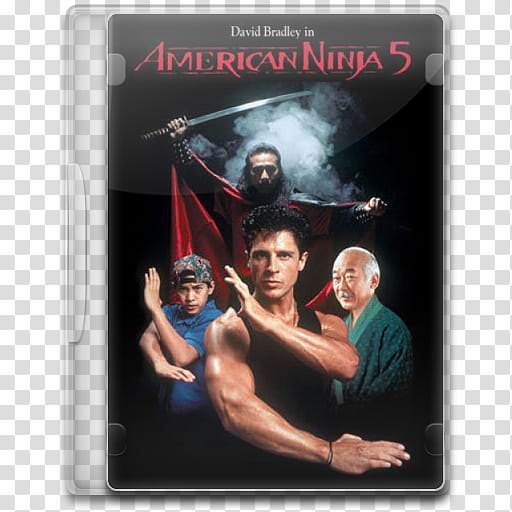 Movie Icon , American Ninja , American Ninja  DVD case transparent background PNG clipart