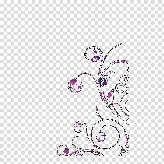 pink, black, and white scroll illustration transparent background PNG clipart