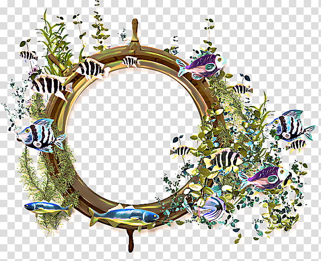 Circle Frame Frame, Frames, Flower Frame, Painting, Americanflat Album Frame, Mirror, Interior Design, Plant transparent background PNG clipart