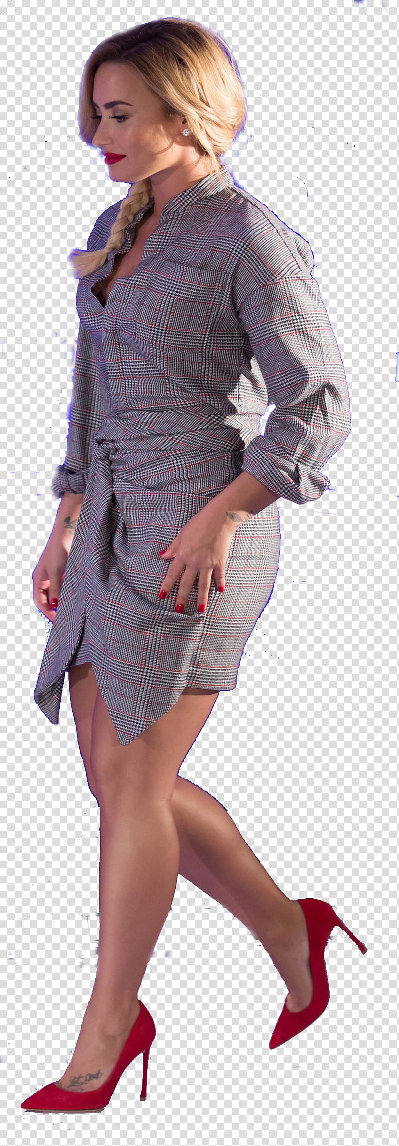 Demi Lovato , SelenaPurpleewDirect () transparent background PNG clipart