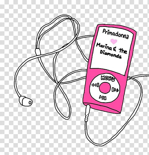 clip art de ipod rosa