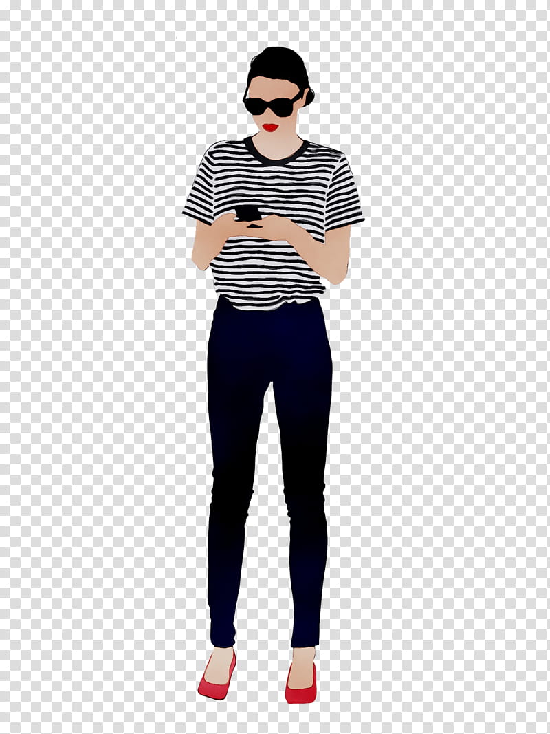 Glasses, Jeans, Tshirt, Leggings, Tights, Shoulder, Sleeve, Waist transparent background PNG clipart