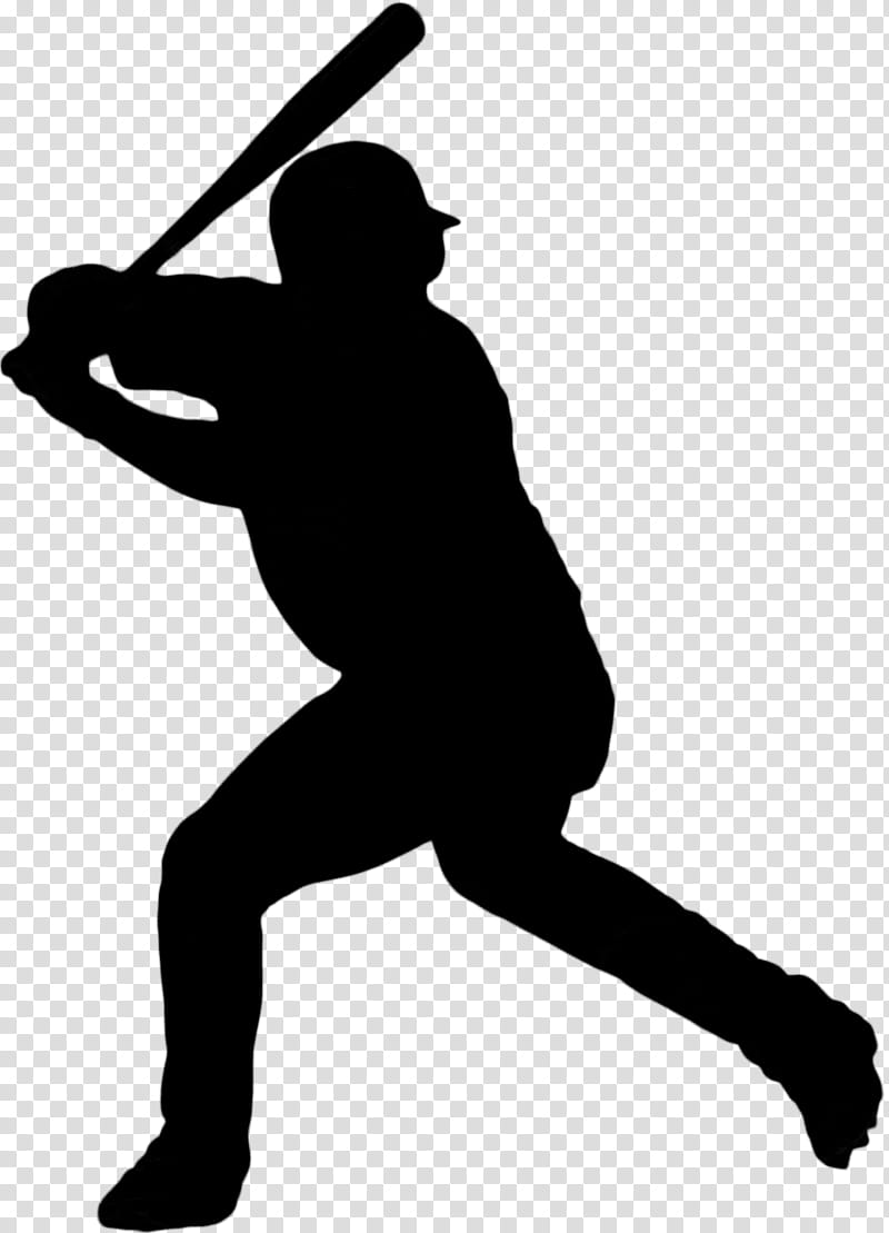 Bat, Silhouette, Baseball, Softball, Sports, Pitcher, Drawing, Player transparent background PNG clipart