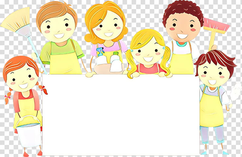 Kids School, Cartoon, Cleaning, School
, Child, Hygiene, Teacher, Education transparent background PNG clipart