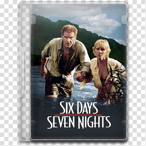 Movie Icon Mega , Six Days Seven Nights, Six Days Seven Nights DVD case transparent background PNG clipart