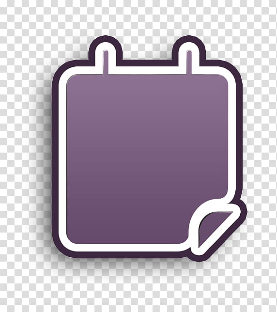 calendar icon, Violet, Purple, Material Property, Logo, Square, Suitcase, Rectangle transparent background PNG clipart