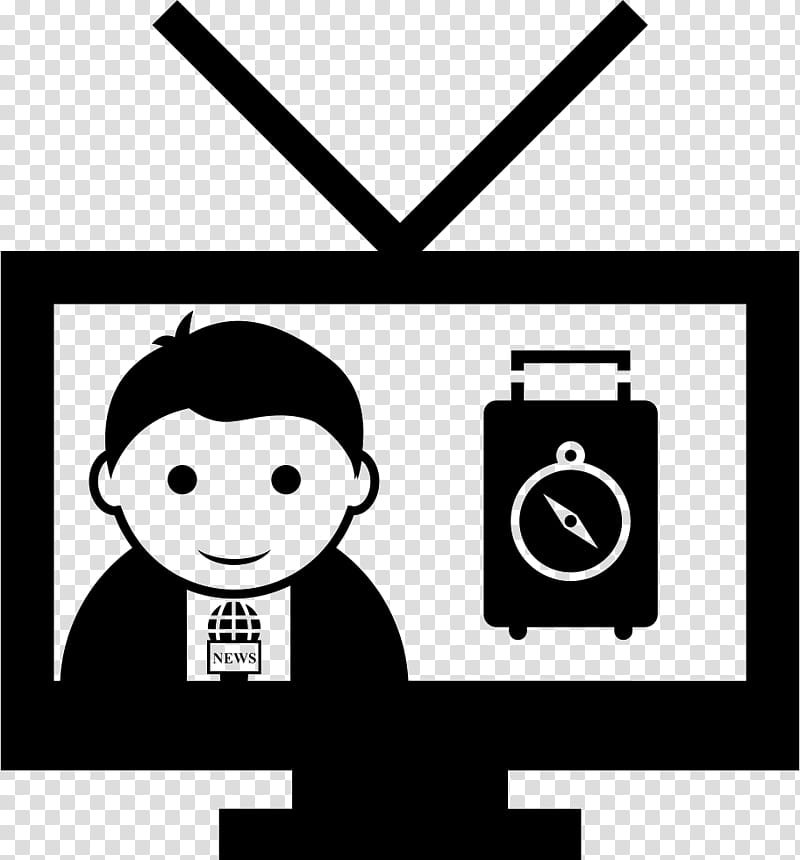 graphy Logo, Television Show, Journalist, Newscaster, Television Presenter, Broadcaster, White, Black transparent background PNG clipart