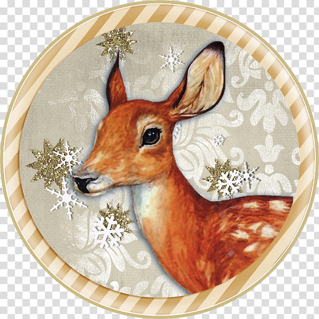 Christmas Deer, Christmas Day, Antler, Horn, Painting, Color, Drawing, Kitsch transparent background PNG clipart