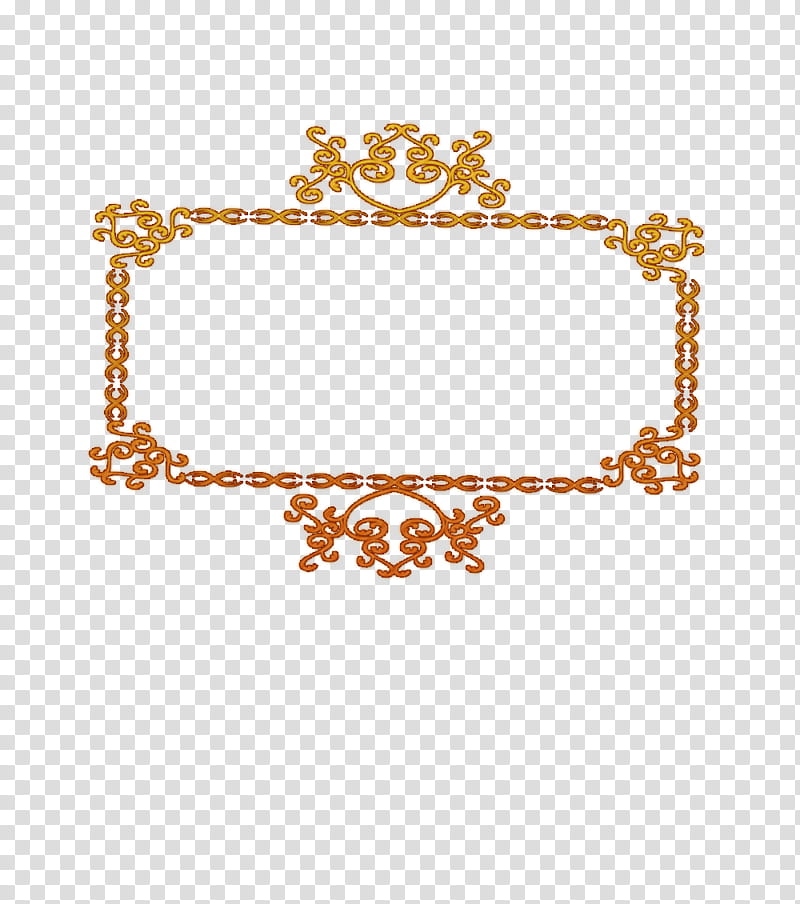 RECURSOS, gold-colored border transparent background PNG clipart