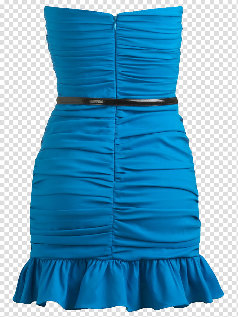 dresses , women's blue strapless dress transparent background PNG clipart