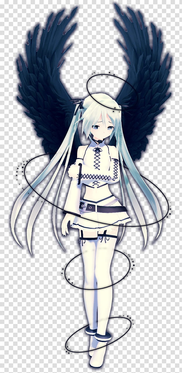 Aile D&#;Ange Api Miku DL, female anime character illustration ] transparent background PNG clipart