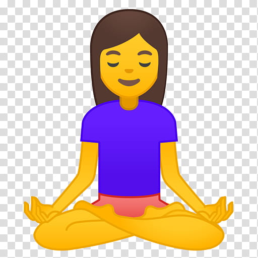 Smiley Emoji, Lotus Position, Meditation, Emoticon, Emoji Domain, Yoga, Sticker, Sitting transparent background PNG clipart
