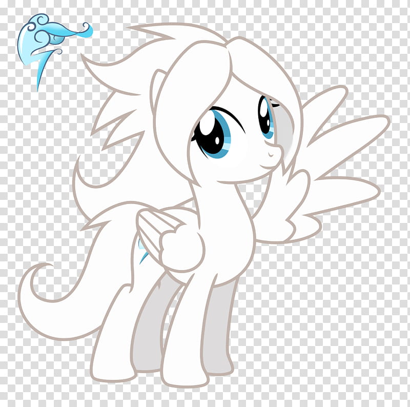 Tidal Tempest, white My Little Pony character illustration transparent background PNG clipart