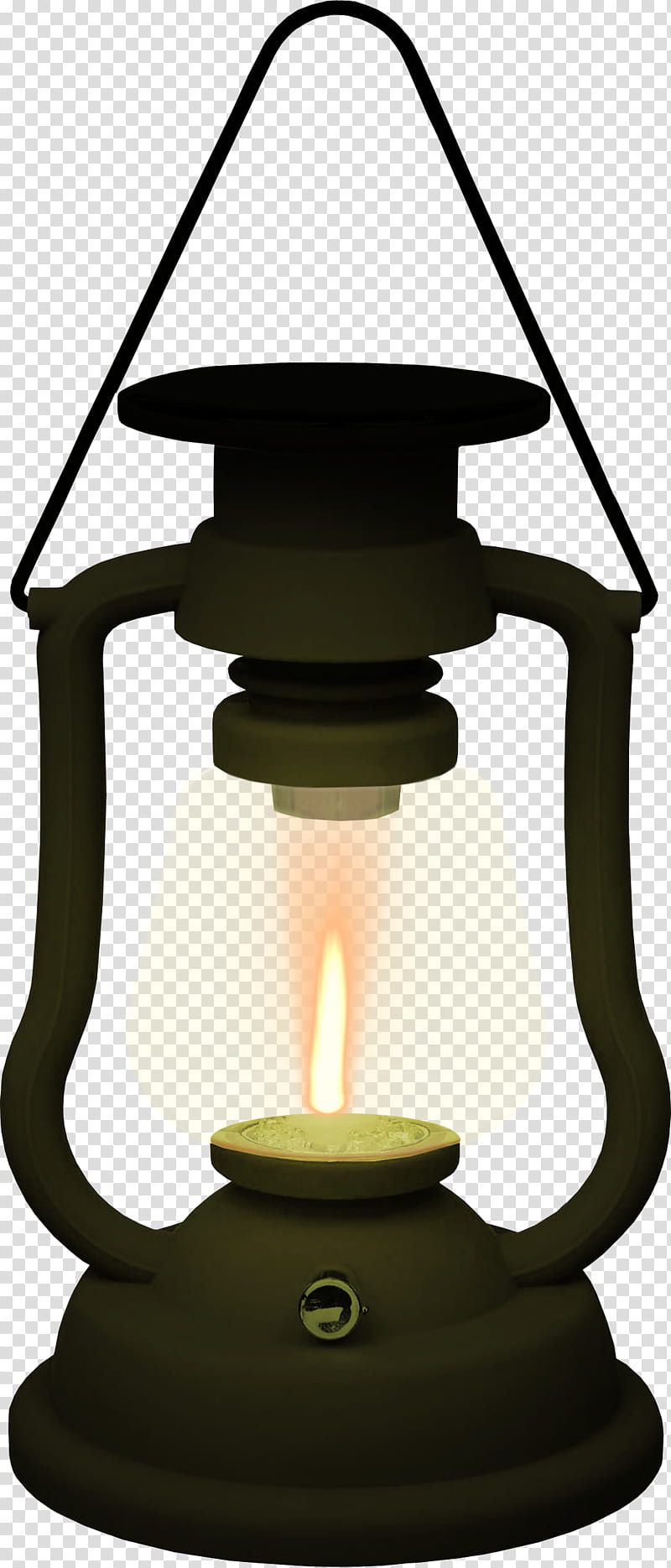 misc, lighted green kerosene lamp transparent background PNG clipart