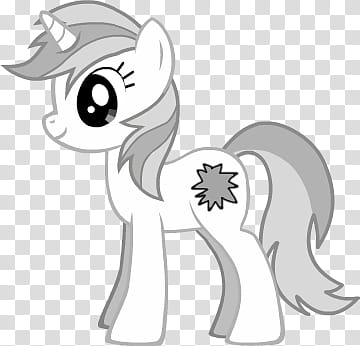 New Main Pony OC: White Noise transparent background PNG clipart