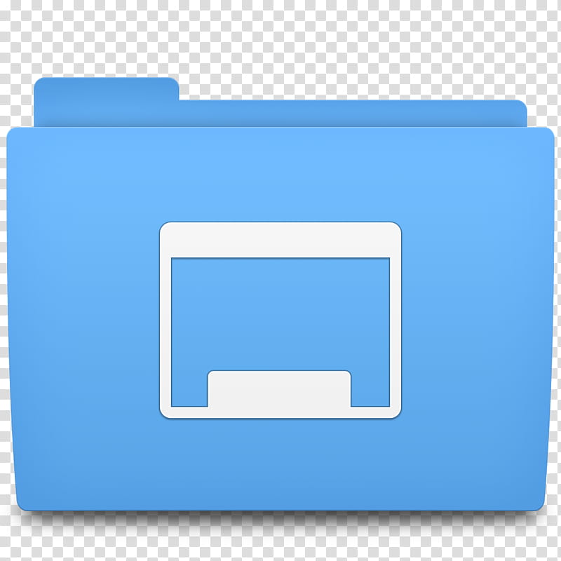 Accio Folder Icons for OSX, Desktop, blue folder illustration transparent background PNG clipart