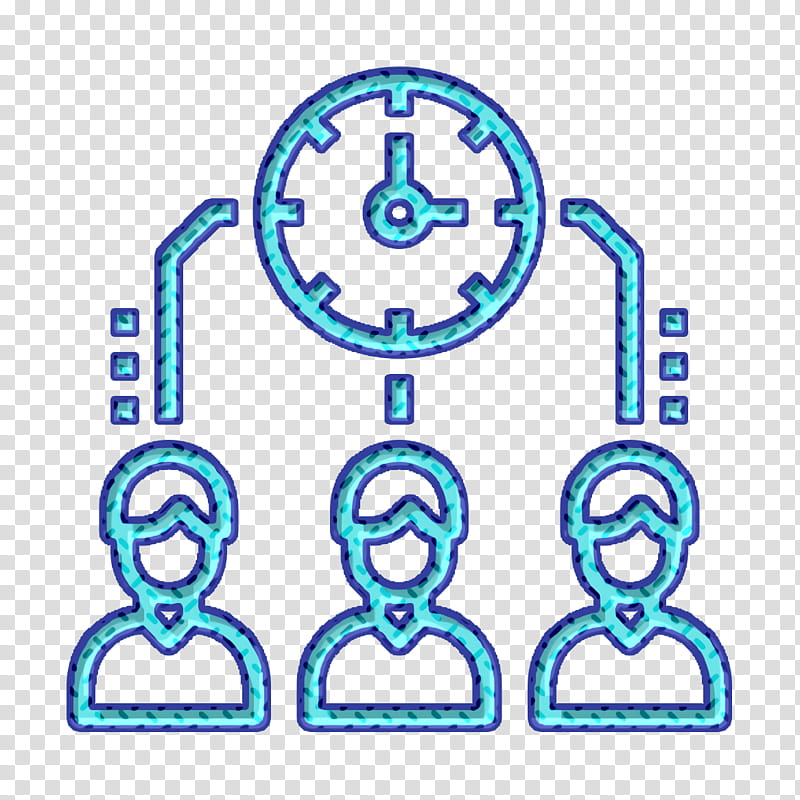 Scheme icon Time management icon Management icon, Blue, Text, Azure, Circle, Symbol transparent background PNG clipart