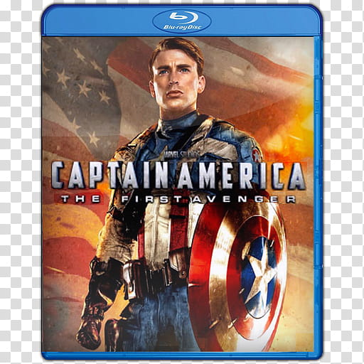Captain America The First Avenger V Blu Ray transparent background PNG clipart