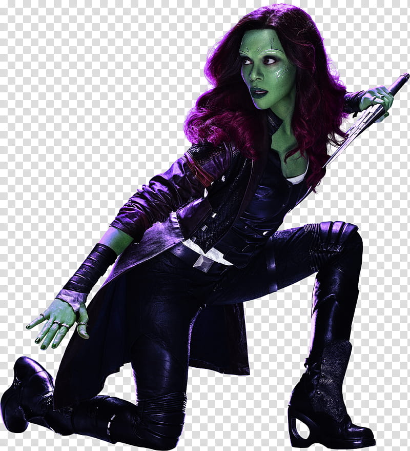 Gamora transparent background PNG clipart