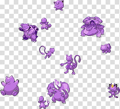 Ditto Pokemon Pixel Sprite Trolls transparent background PNG clipart