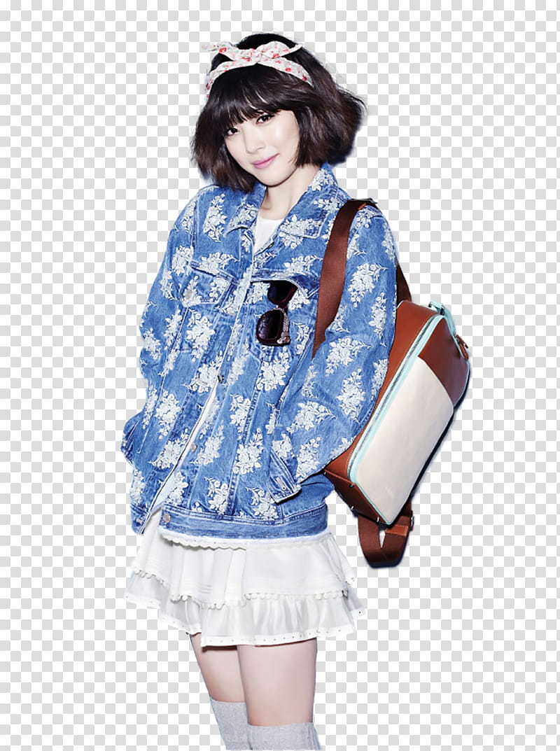 Sulli f x render, woman standing while wearing back transparent background PNG clipart