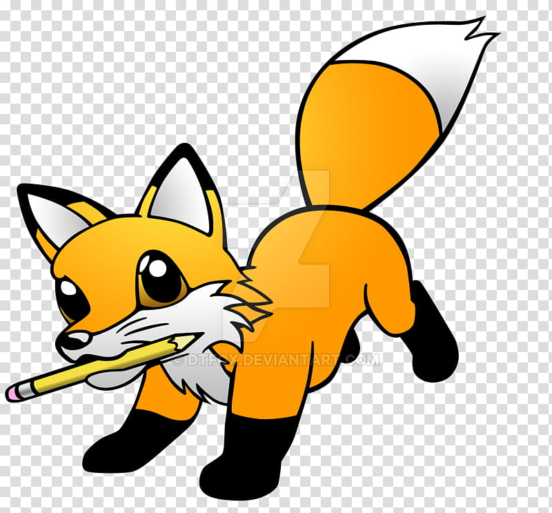 Fox, RED Fox, Yellow, Cartoon, Line, Snout, Tail, Fennec Fox transparent background PNG clipart