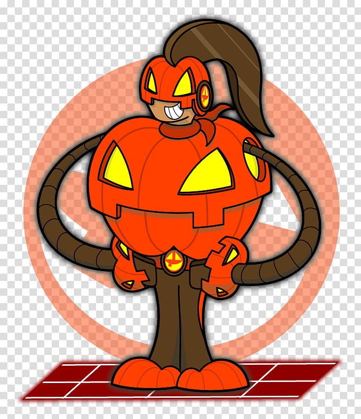 Robot, Mega Man Battle Network, Fan Art, Robot Master, Digital Art, Drawing, Video Games, Orange transparent background PNG clipart