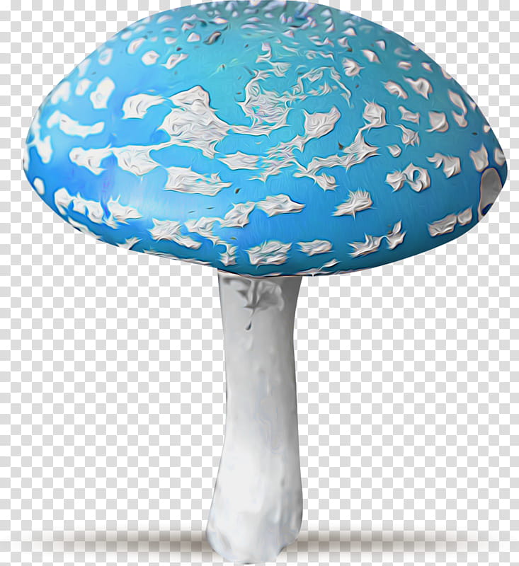 Mushroom, Blue, Werewerekokako, Fungus, Color, Drawing, Azure, transparent background PNG clipart