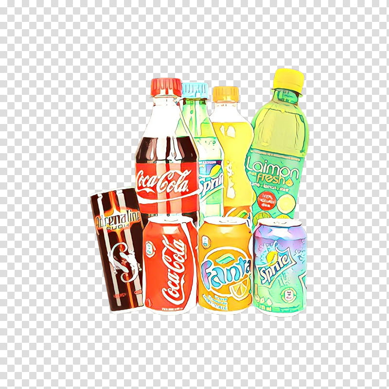 Plastic Bottle, Fizzy Drinks, Aluminum Can, Carbonation, Flavor, Aluminium, Soft Drink, Orange Soft Drink transparent background PNG clipart