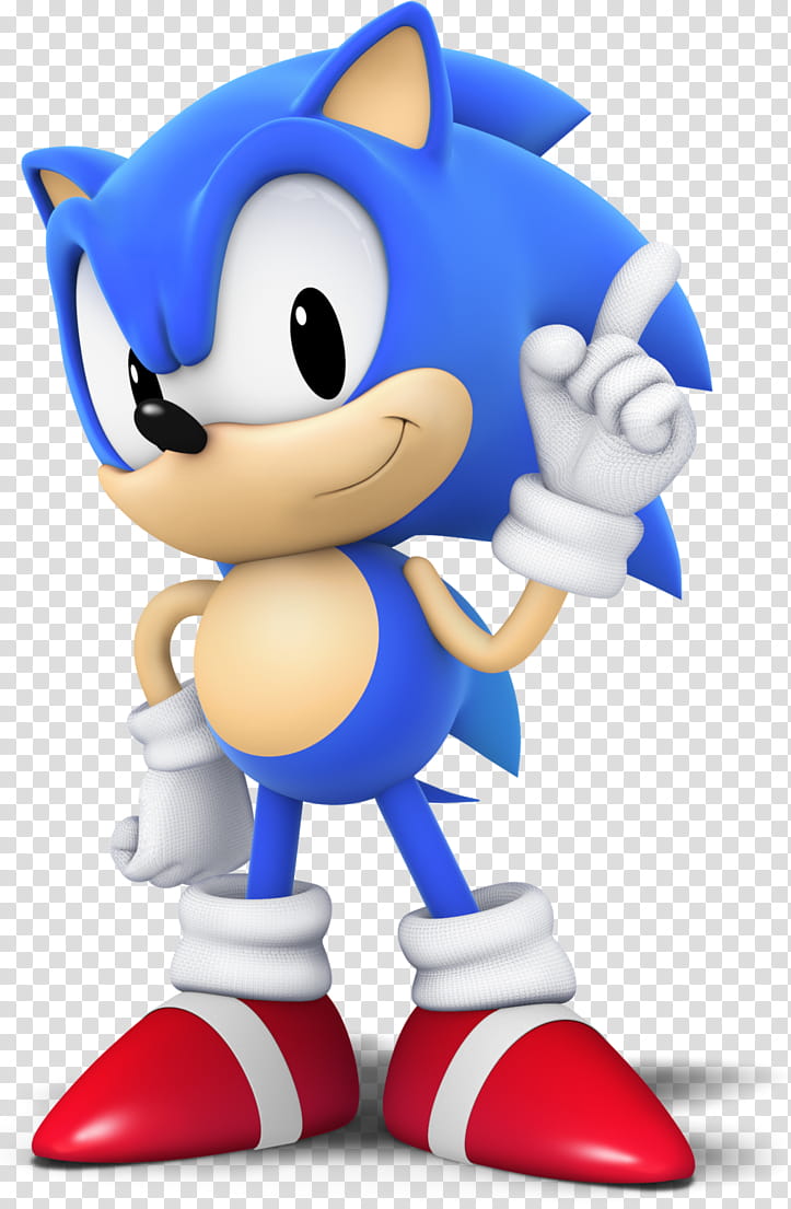 Classic Sonic (CG Style), Sonic the Hedgehog character transparent background PNG clipart