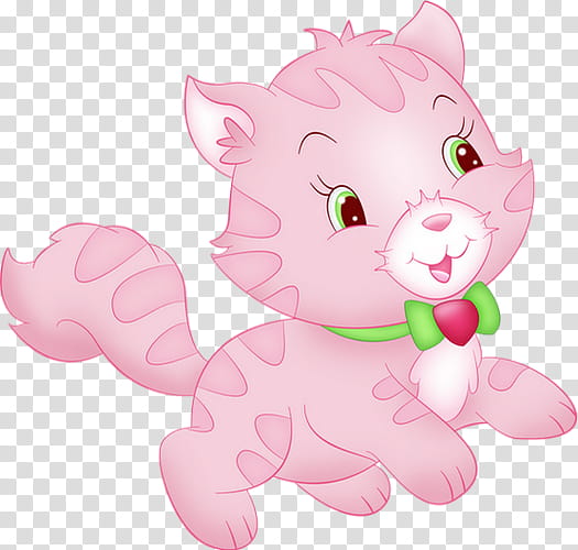 Strawberry Shortcake, Whiskers, Cat, Charlotte, Drawing, Strawberry Cake, Strawberries, Pink transparent background PNG clipart