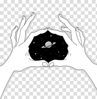 Doodles and Drawing , planet in person's fingers illustration transparent background PNG clipart