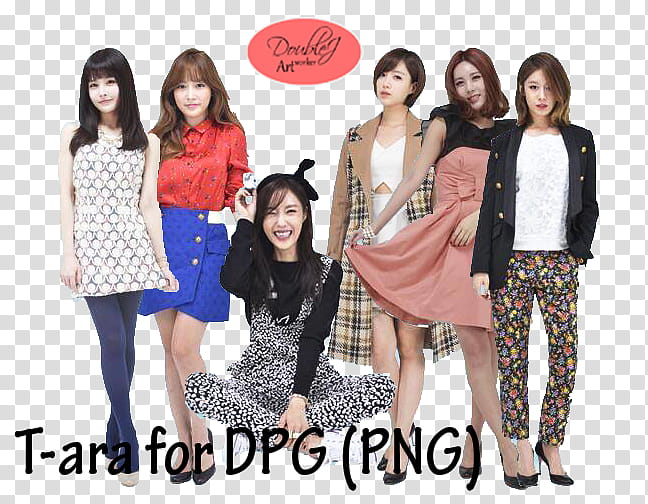 T-ara for DPG transparent background PNG clipart