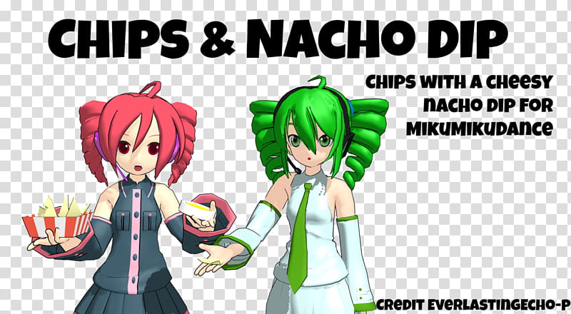 MMD Food, Chips And Nacho Dip transparent background PNG clipart