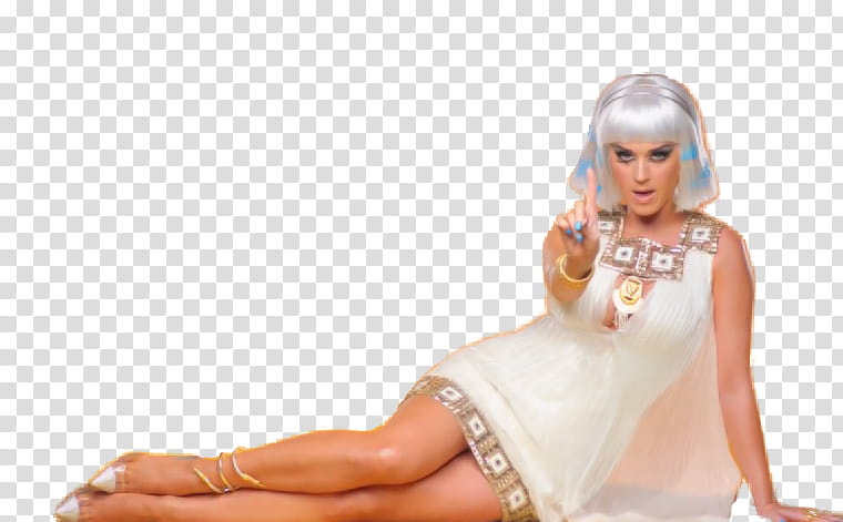 Katy Perry Dark Horse, Katy Perry lying on and raising right hand transparent background PNG clipart