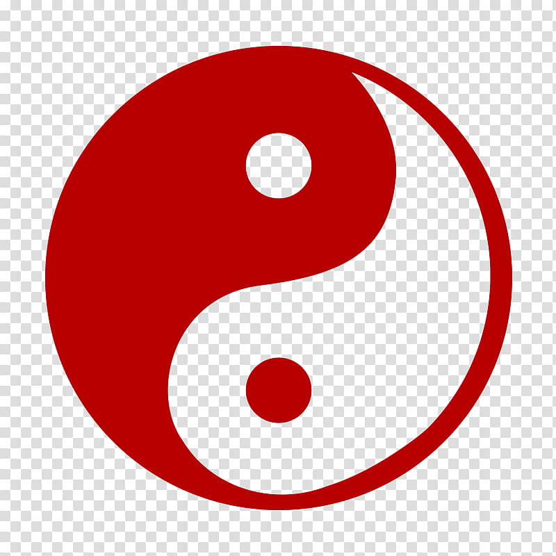 Yin Yang, Tai Chi, Festival, Papercutting, Logo, Symbol, Yin And Yang, Red transparent background PNG clipart